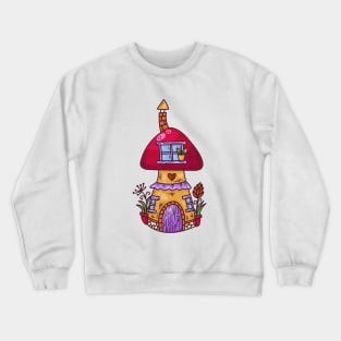 Mushroom house Crewneck Sweatshirt